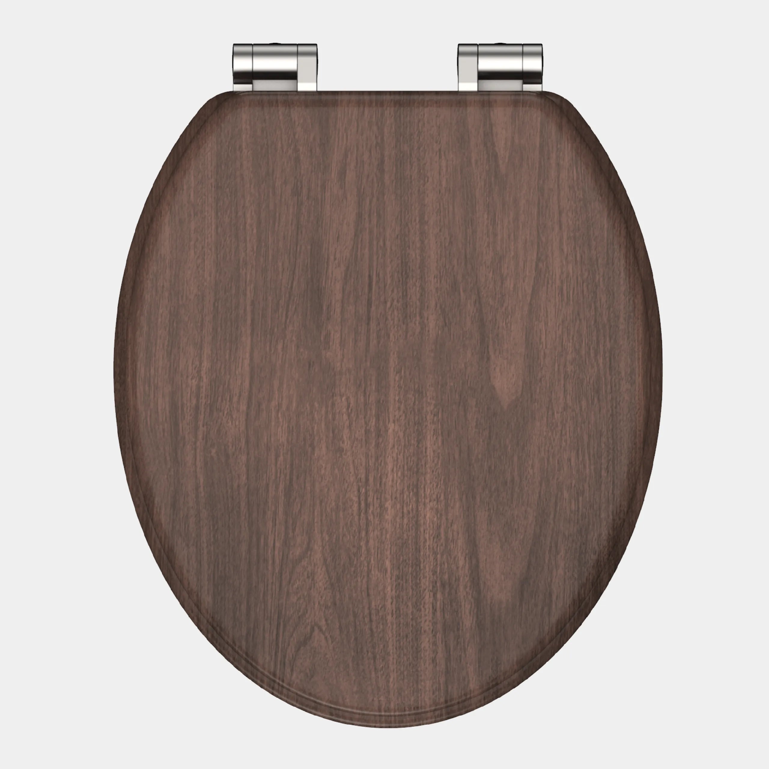 Holz WC-Sitz DARK WOOD mit Absenkautomatik