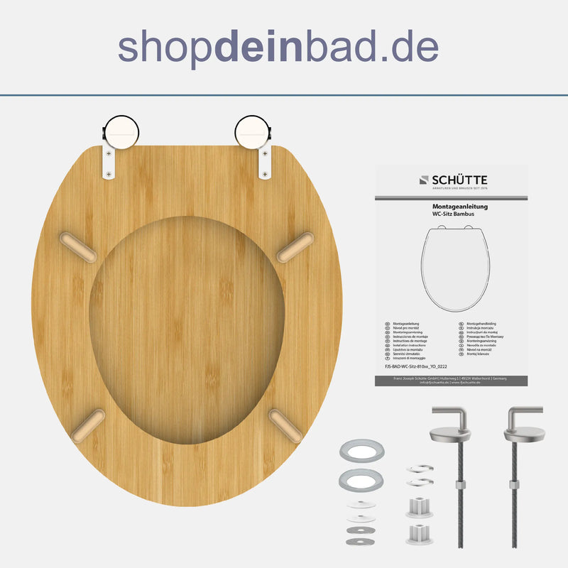 WC-Sitz NATURAL BAMBOO, Bambus