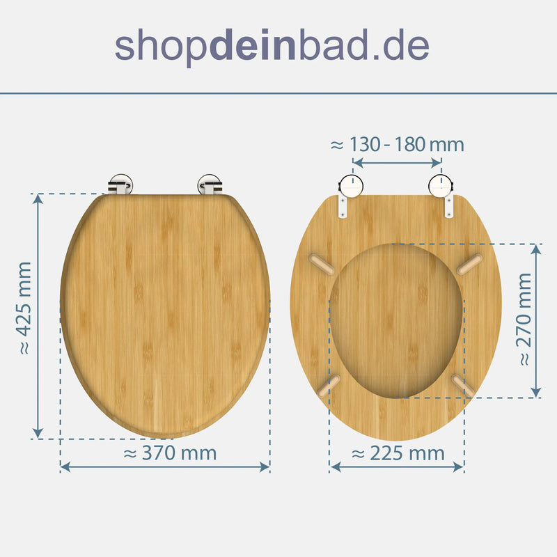 WC-Sitz NATURAL BAMBOO, Bambus
