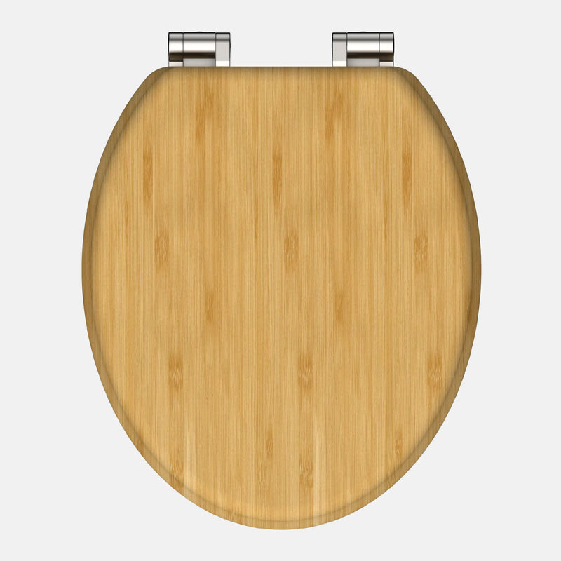 WC-Sitz NATURAL BAMBOO, Bambus mit Absenkautomatik