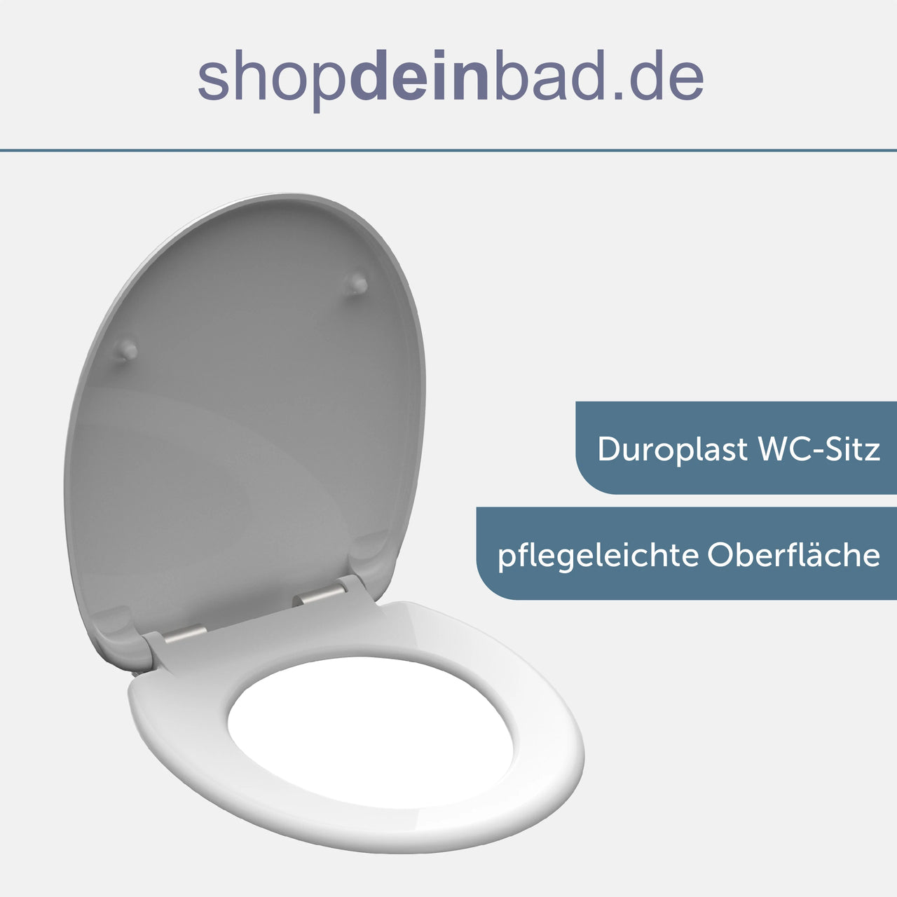 WC-Sitz weiß mit Absenkautomatik