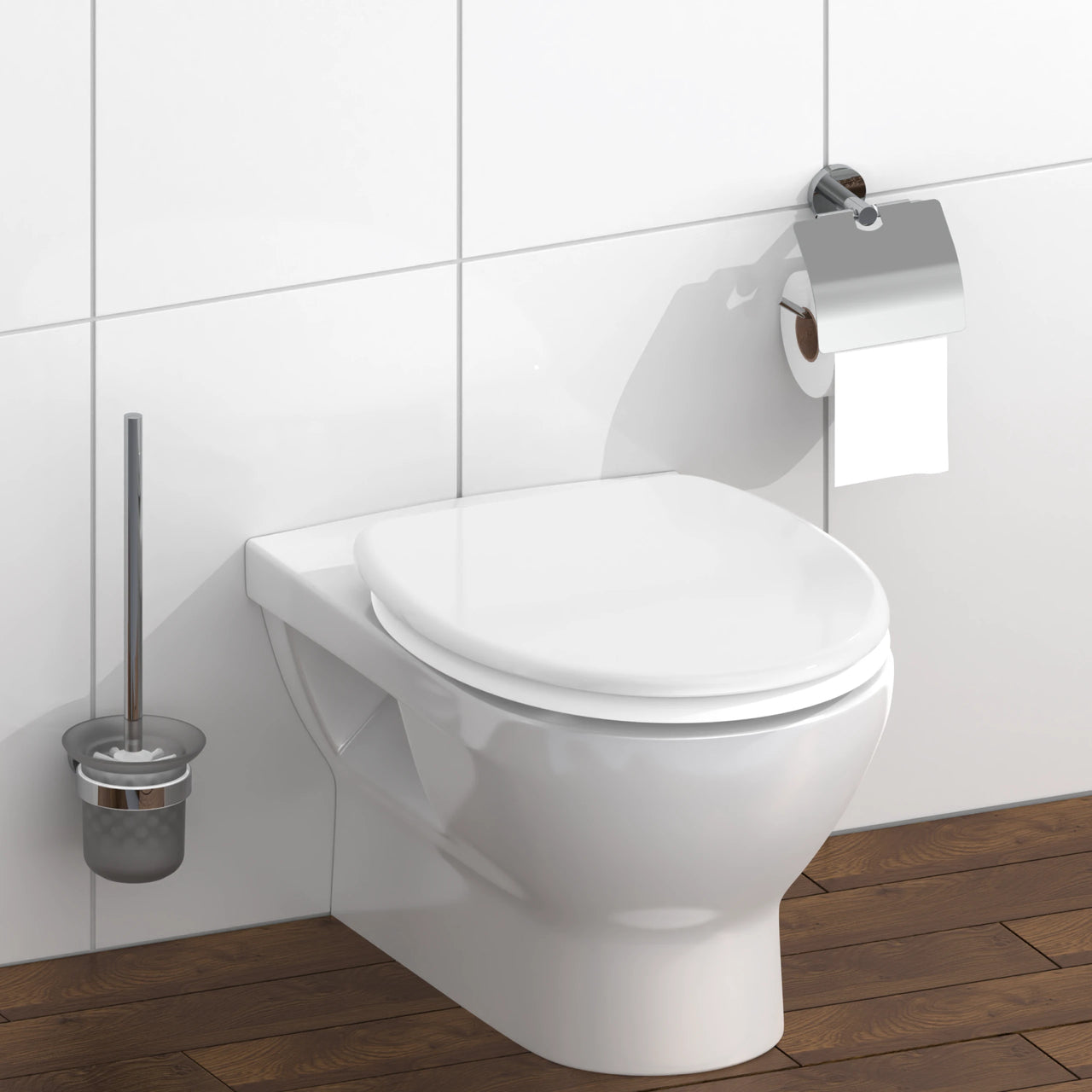 WC-Sitz weiß mit Absenkautomatik