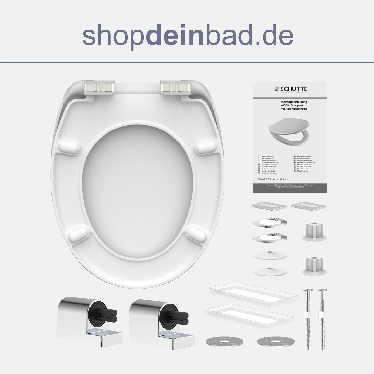 WC-Sitz YING&YANG, mit Absenkautomatik