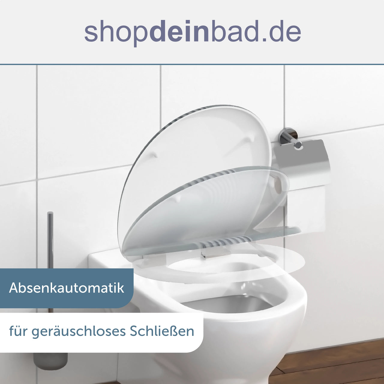 WC-Sitz YING&YANG, mit Absenkautomatik