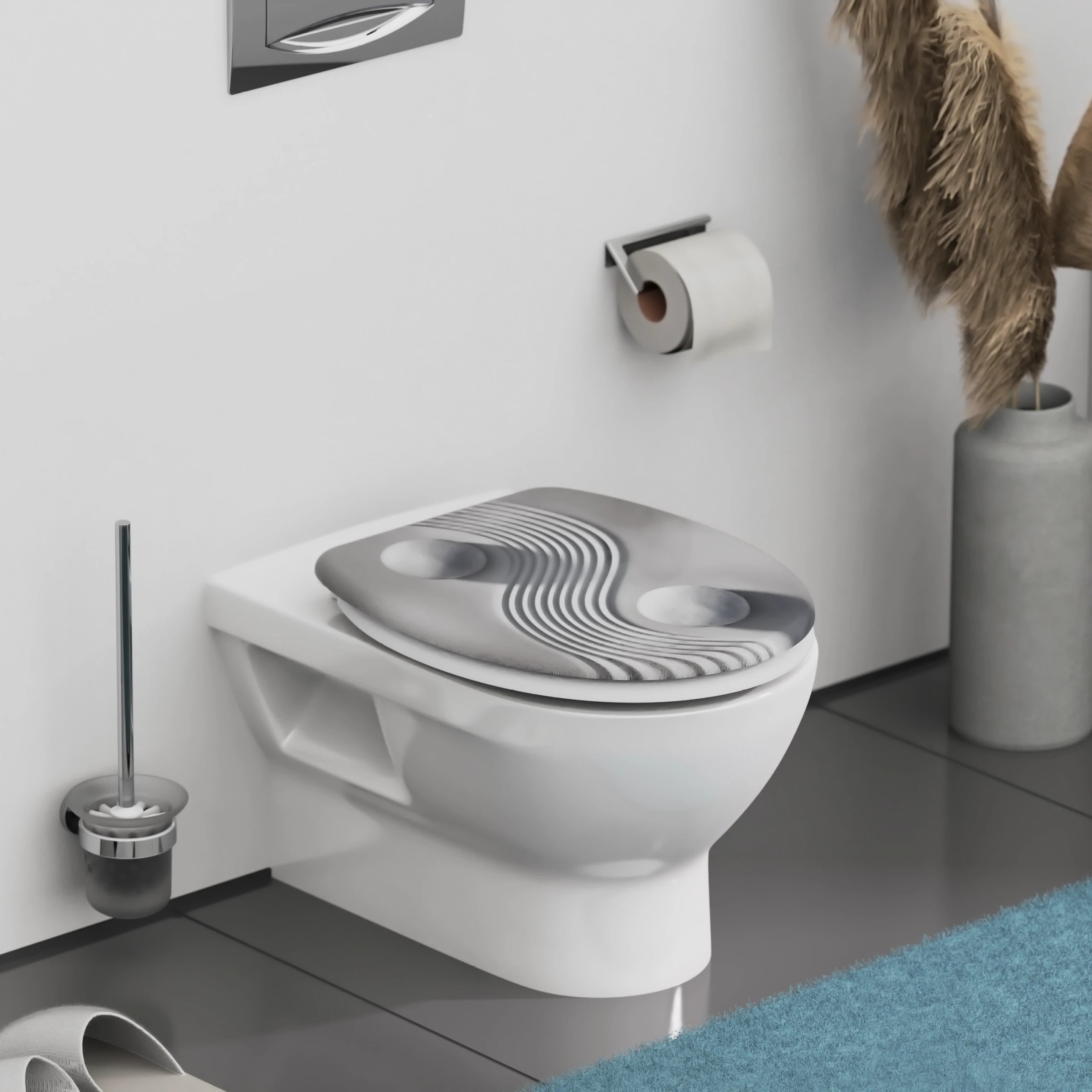 WC-Sitz YING&YANG, mit Absenkautomatik