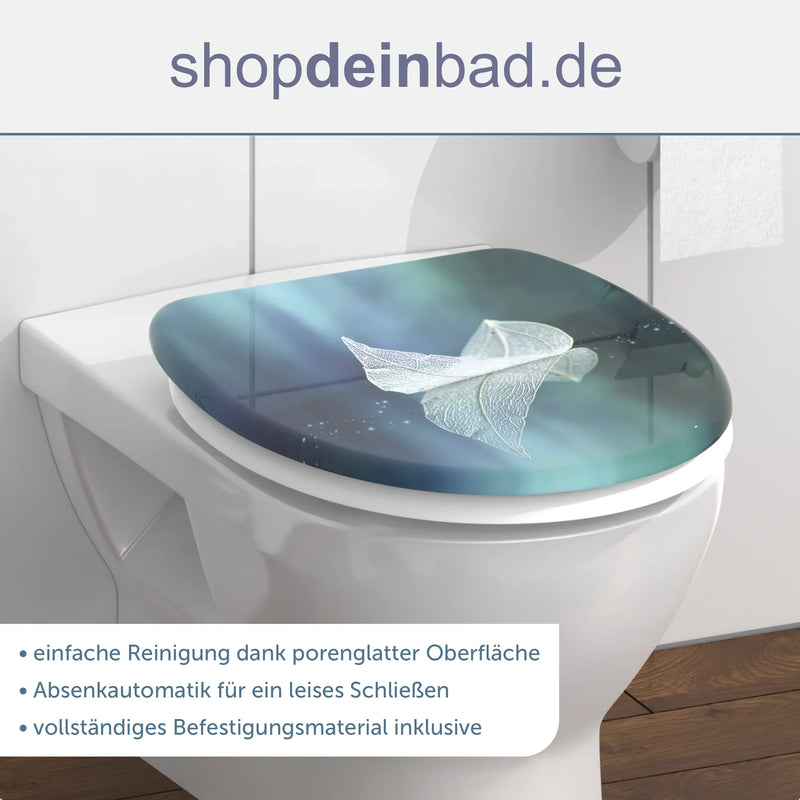 WC-Sitz FALLEN LEAF, mit Absenkautomatik