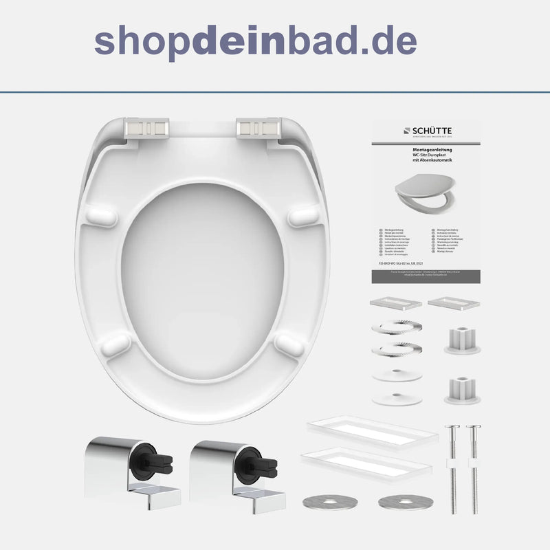WC-Sitz INDUSTRIAL GREY, mit Absenkautomatik