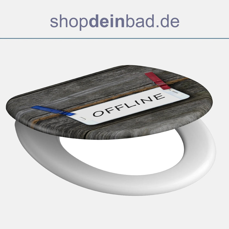 WC-Sitz OFFLINE, mit Absenkautomatik