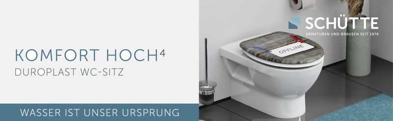 WC-Sitz OFFLINE, mit Absenkautomatik