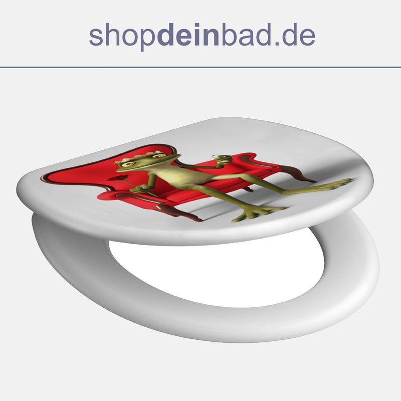 WC-Sitz FROG KING, mit Absenkautomatik