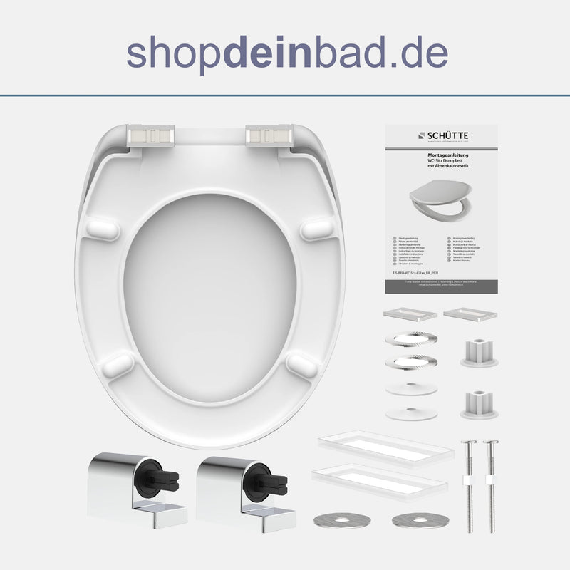 WC-Sitz FROG KING, mit Absenkautomatik