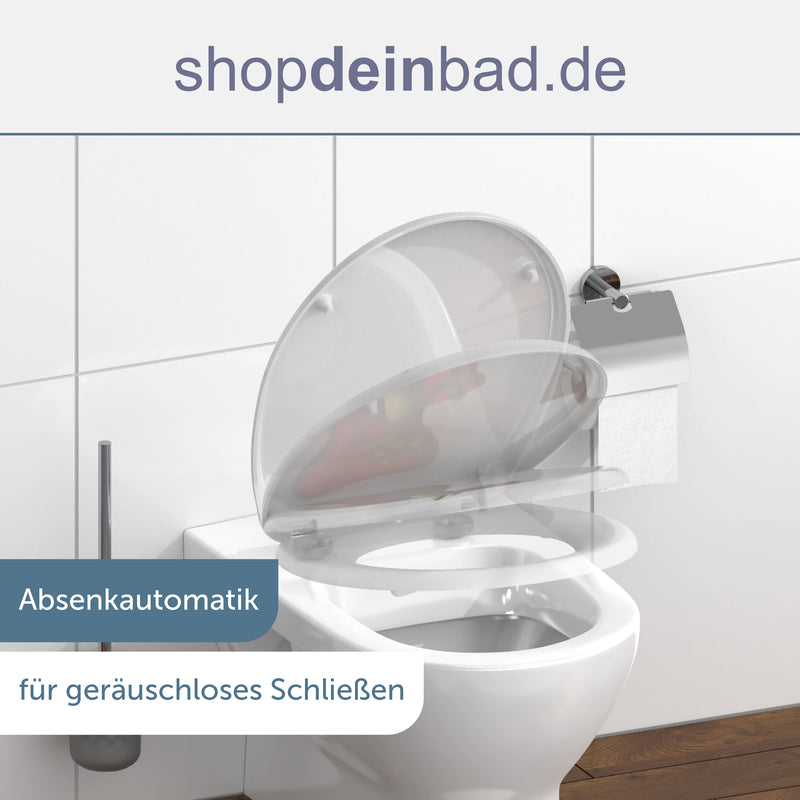 WC-Sitz FROG KING, mit Absenkautomatik