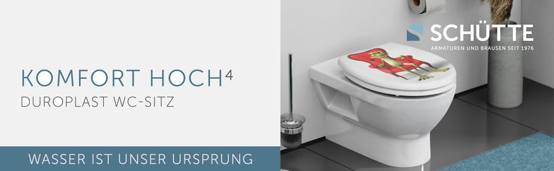 WC-Sitz FROG KING, mit Absenkautomatik