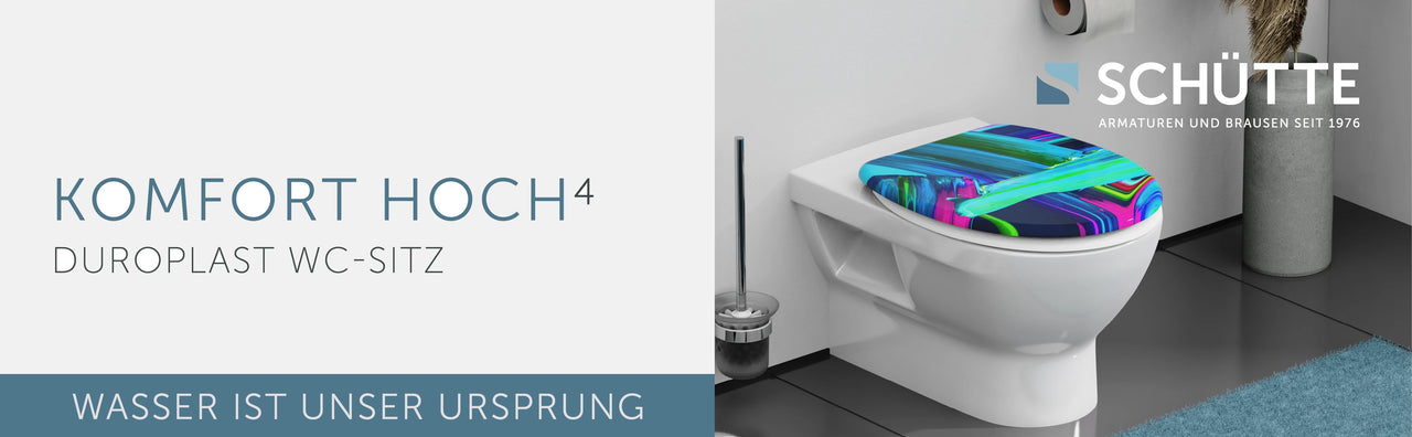 WC-Sitz, NEON PAINT, mit Absenkautomatik