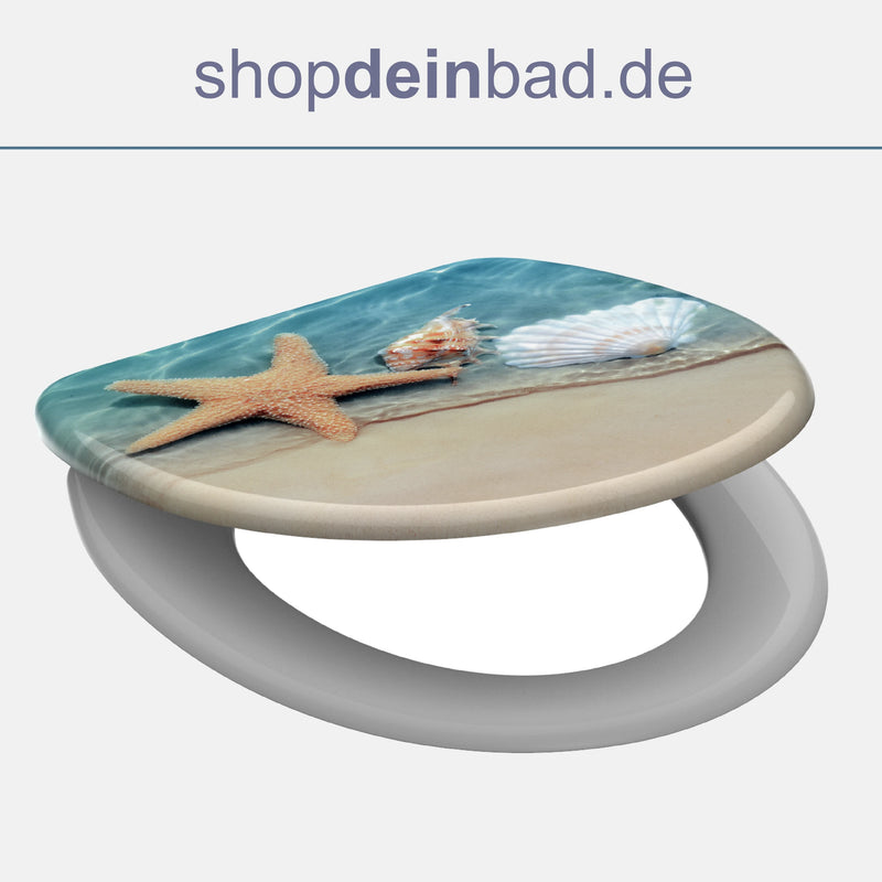 WC-Sitz BEACH, mit Absenkautomatik