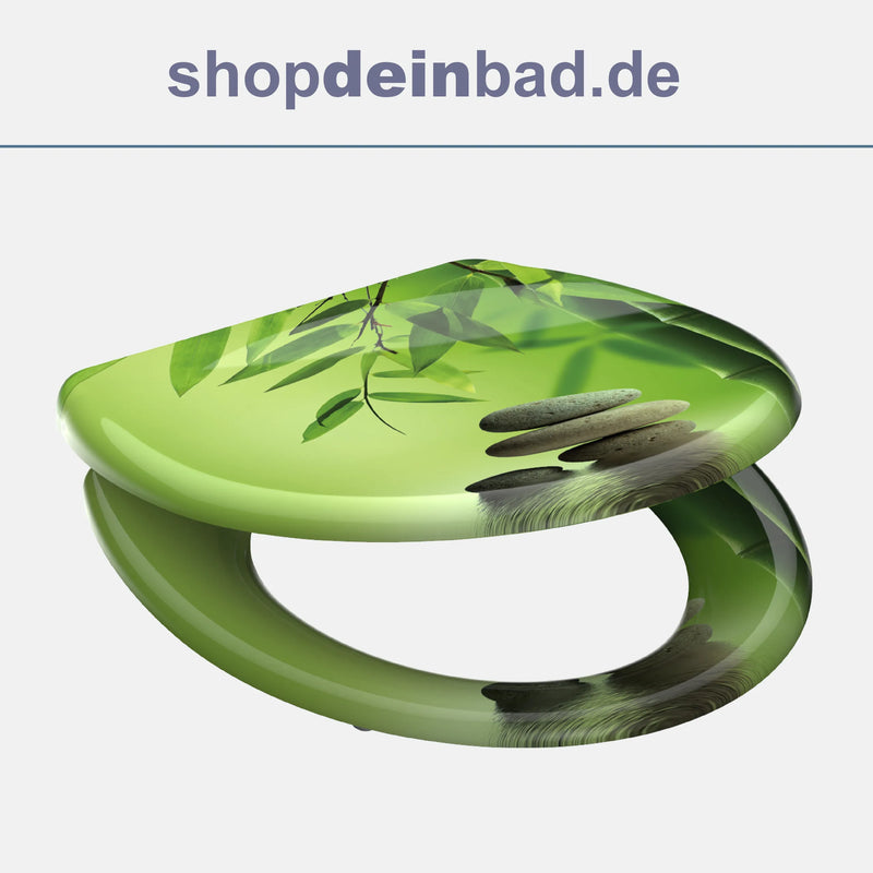 WC-Sitz GREEN GARDEN mit Absenkautomatik und Schnellverschluss