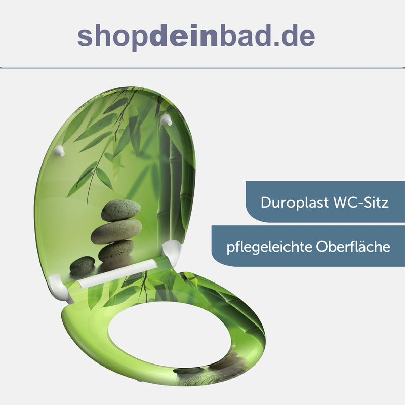 WC-Sitz GREEN GARDEN mit Absenkautomatik und Schnellverschluss
