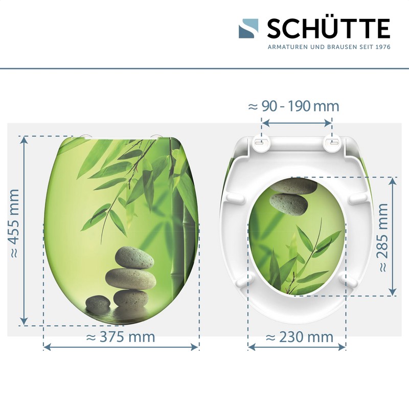 WC-Sitz GREEN GARDEN mit Absenkautomatik und Schnellverschluss