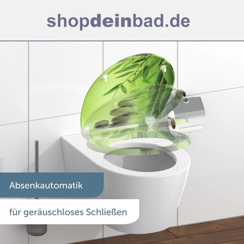 WC-Sitz GREEN GARDEN mit Absenkautomatik und Schnellverschluss