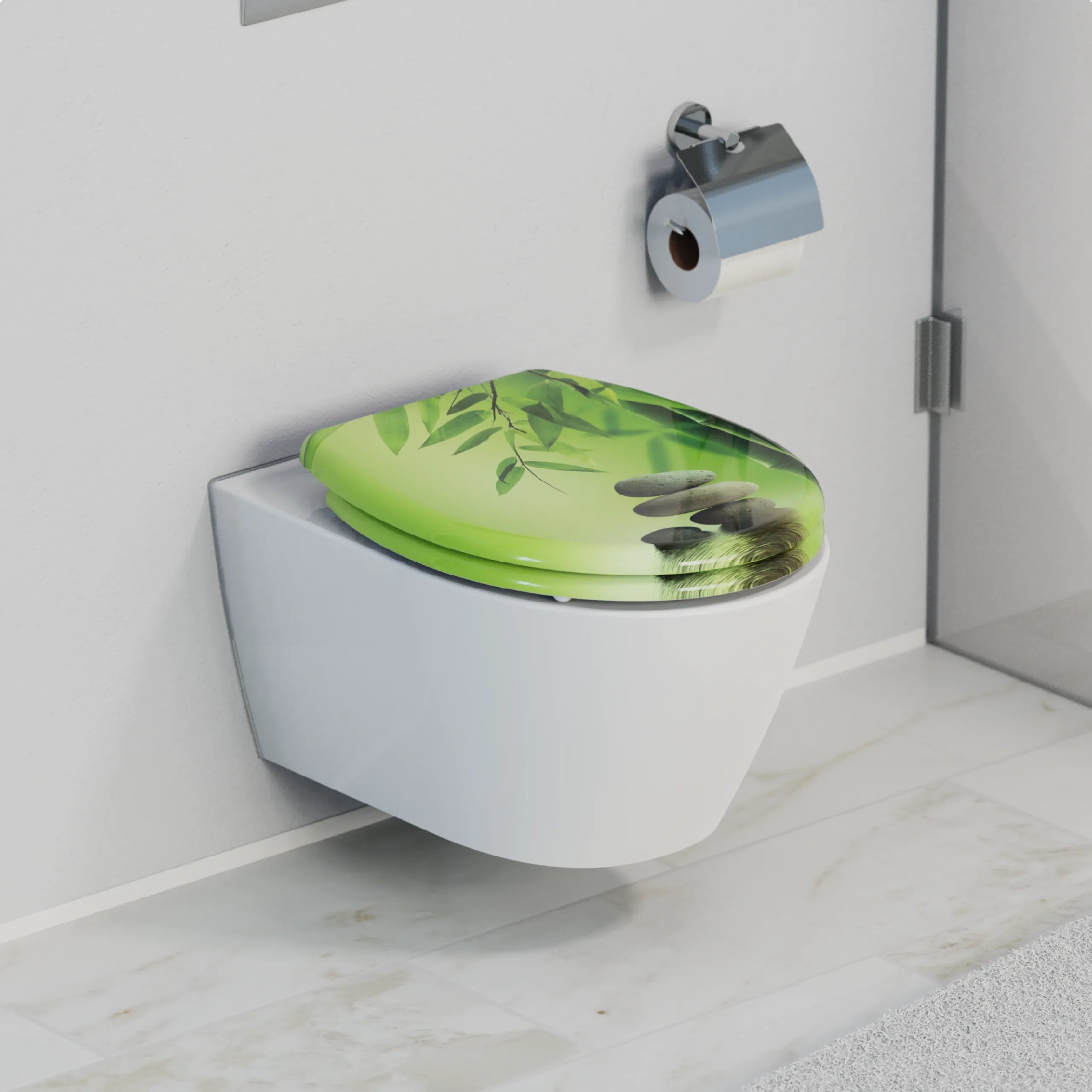 WC-Sitz GREEN GARDEN mit Absenkautomatik und Schnellverschluss