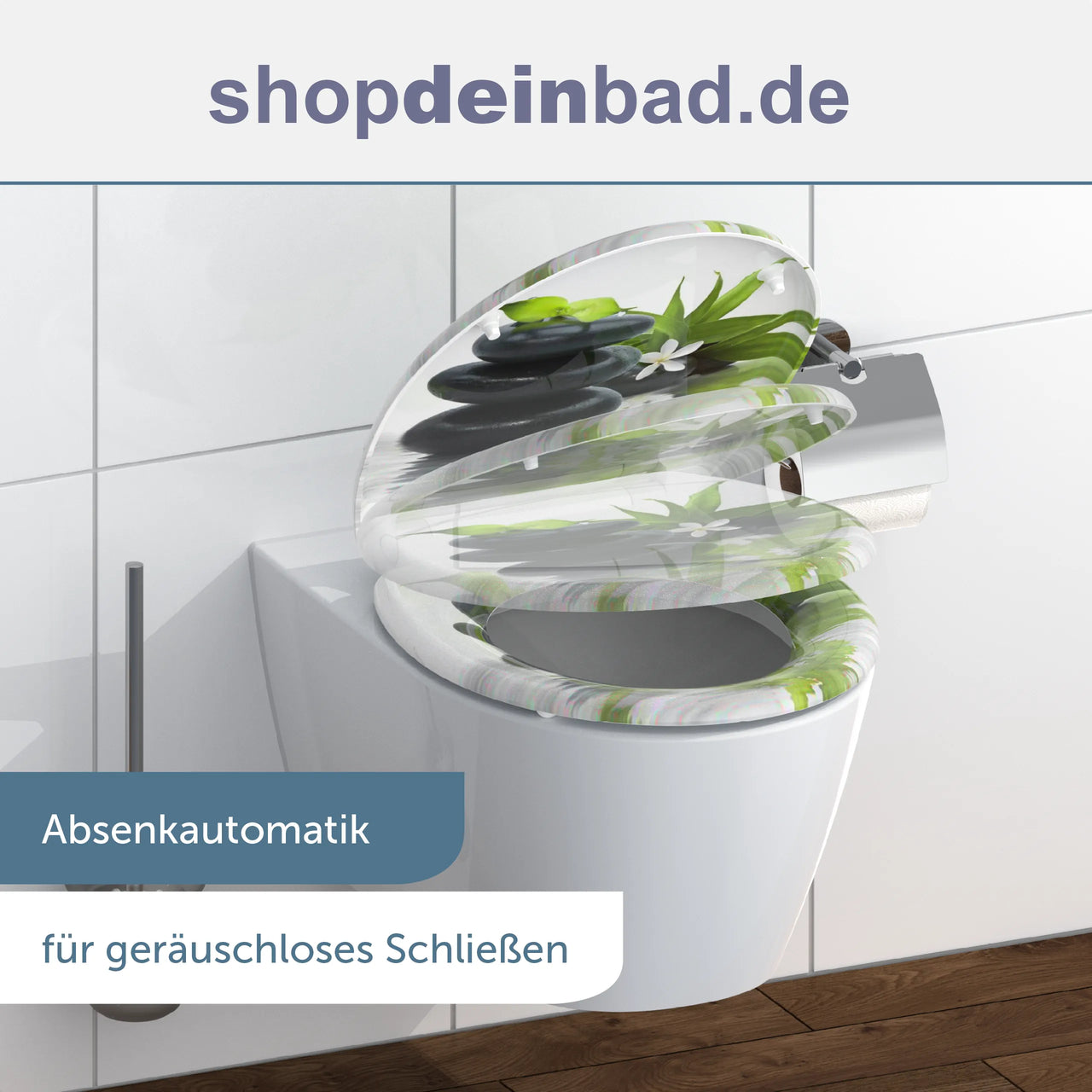 WC-Sitz JASMIN mit Absenkautomatik und Schnellverschluss