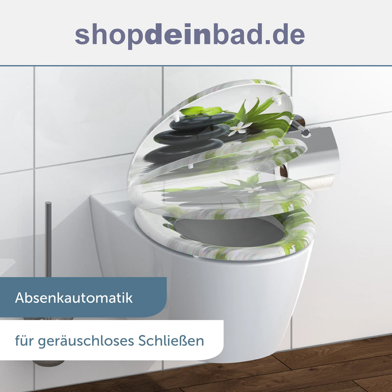 WC-Sitz JASMIN mit Absenkautomatik und Schnellverschluss