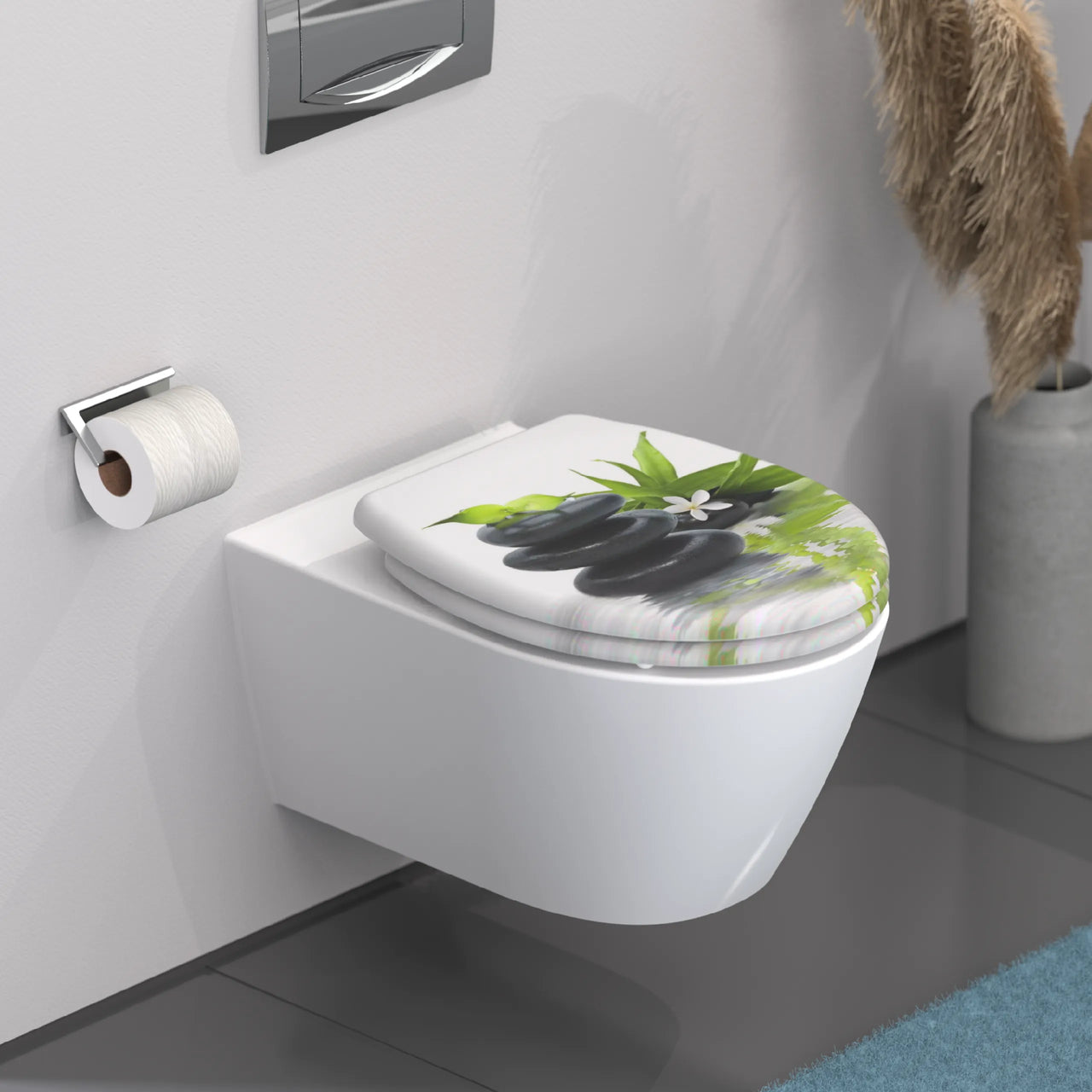 WC-Sitz JASMIN mit Absenkautomatik und Schnellverschluss