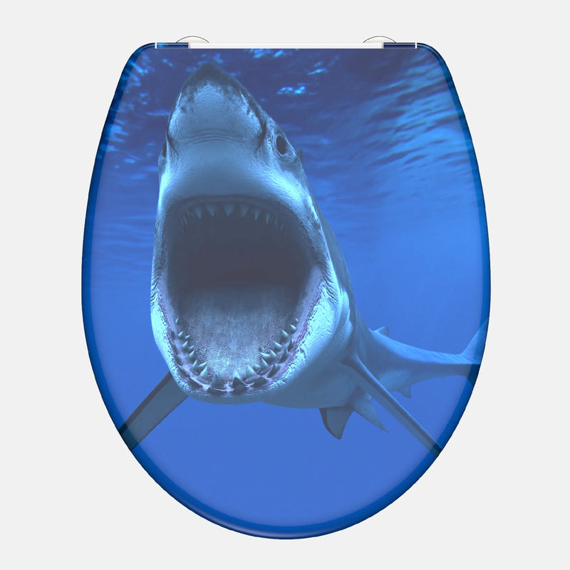 WC-Sitz SHARK mit Absenkautomatik und Schnellverschluss