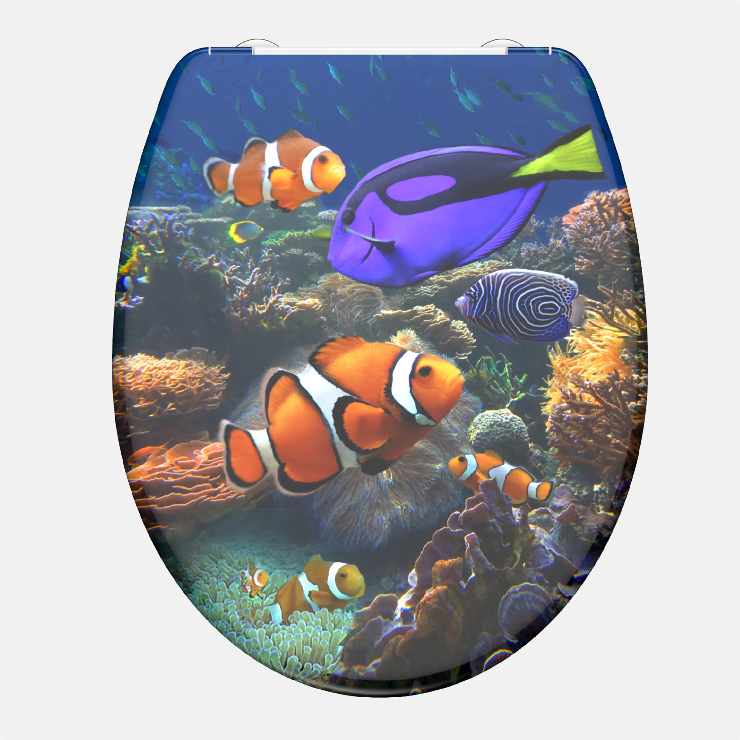 WC-Sitz SEA LIFE mit Absenkautomatik und Schnellverschluss