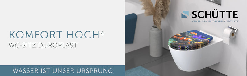 WC-Sitz SEA LIFE mit Absenkautomatik und Schnellverschluss