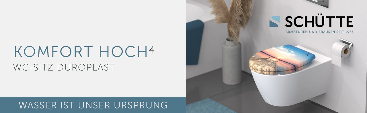 WC-Sitz SUNSET SKY mit Absenkautomatik und Schnellverschluss