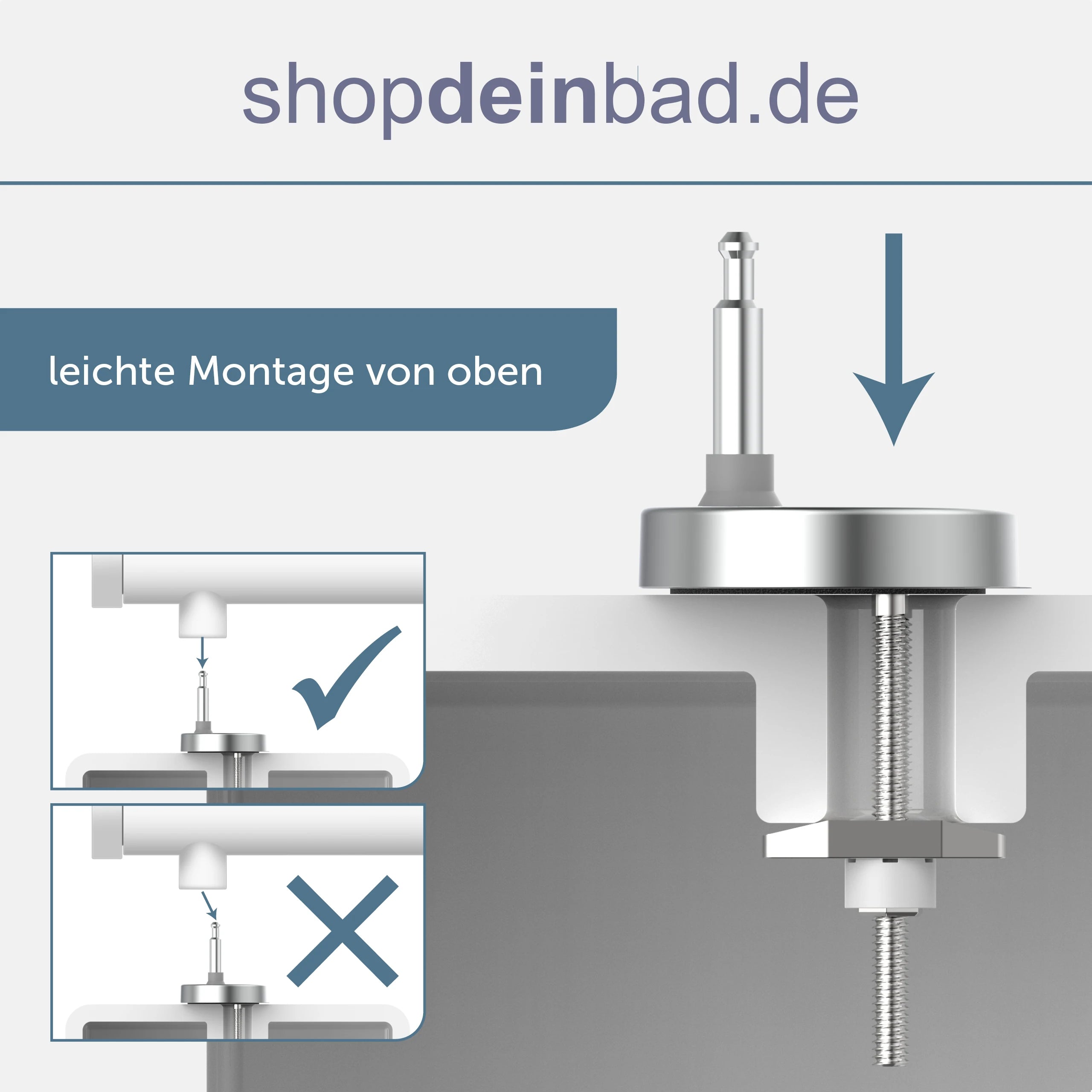 WC-Sitz SLIM grau mit Absenkautomatik und Schnellverschluss