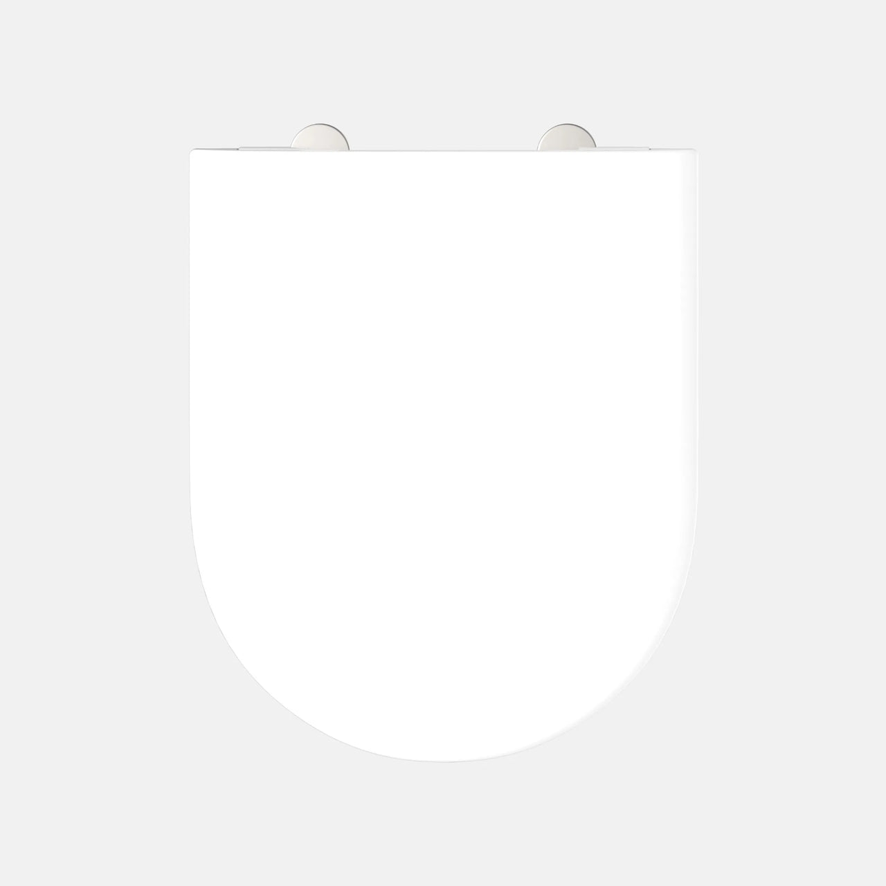 WC-Sitz, D-Form, PRO 5, weiß mit Absenkautomatik und Schnellverschluss