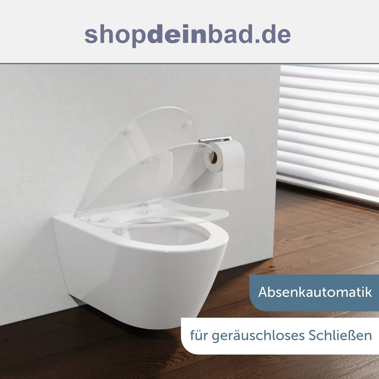 WC-Sitz, D-Form, PRO 6, weiß mit Absenkautomatik und Schnellverschluss