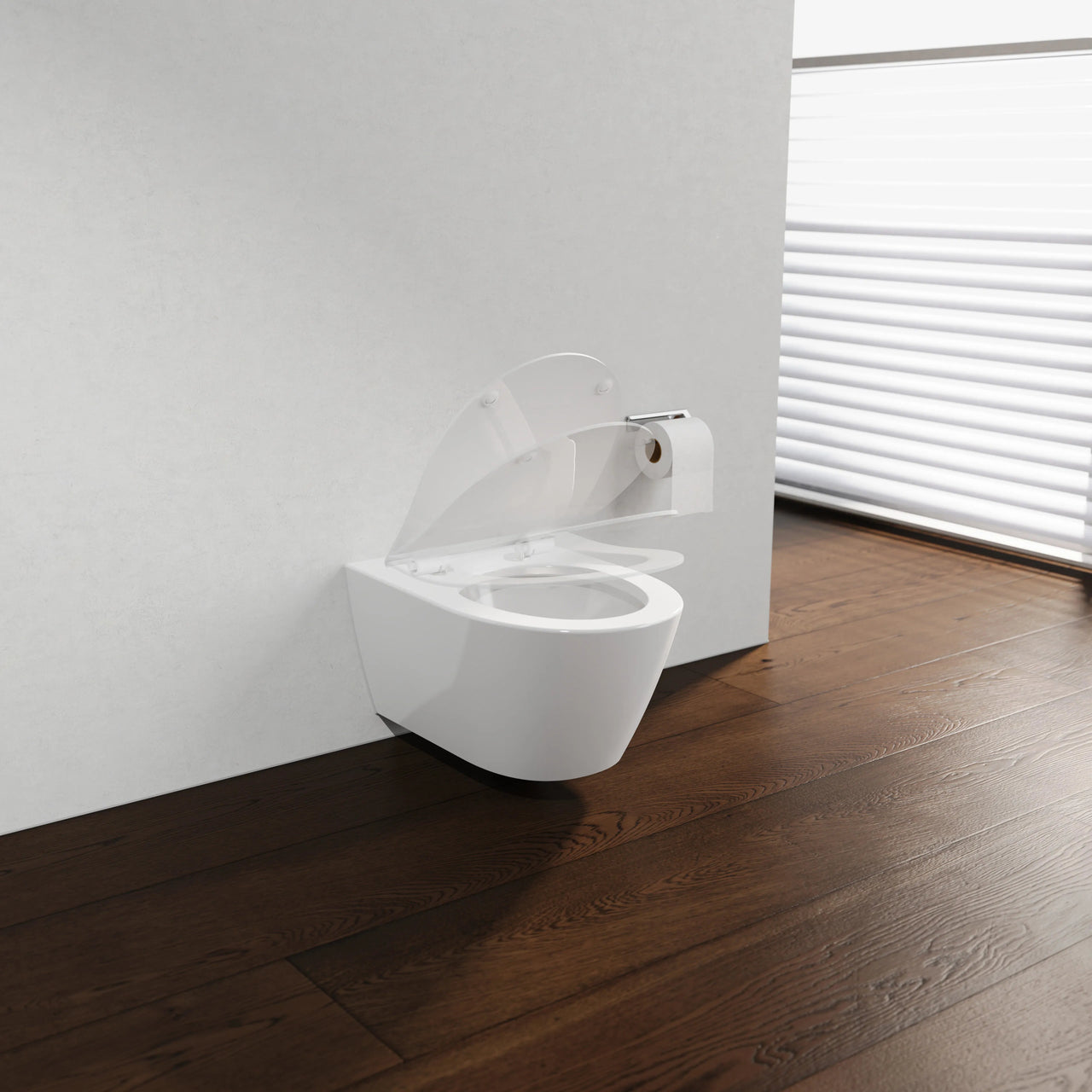 WC-Sitz, D-Form, PRO 6, weiß mit Absenkautomatik und Schnellverschluss