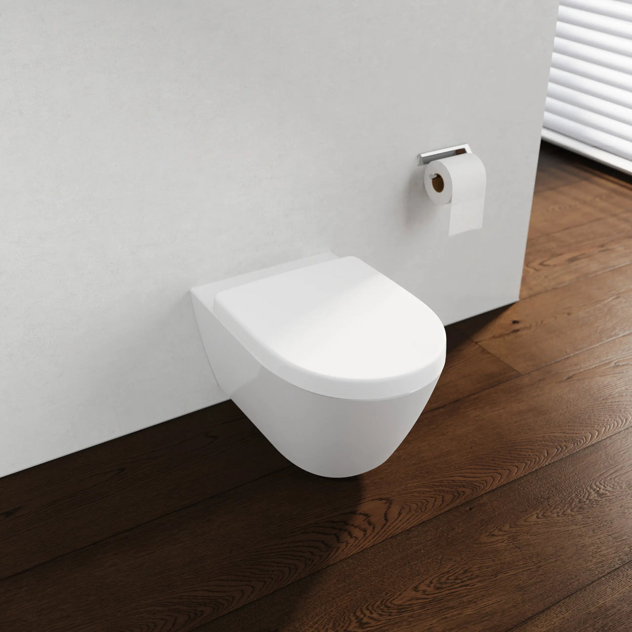 WC-Sitz, D-Form, PRO 7, weiß mit Absenkautomatik und Schnellverschluss