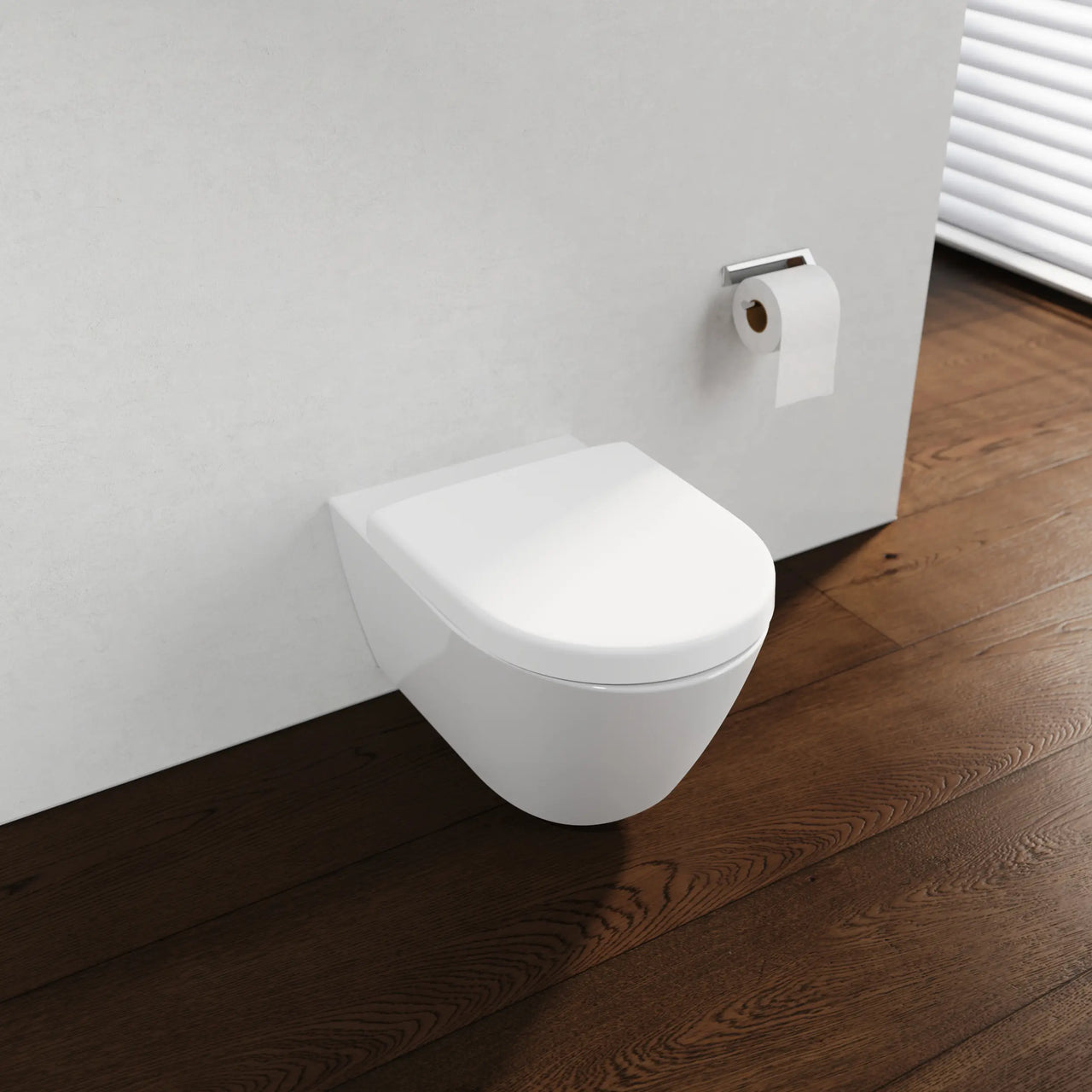 WC-Sitz, D-Form, PRO 8, weiß mit Absenkautomatik und Schnellverschluss