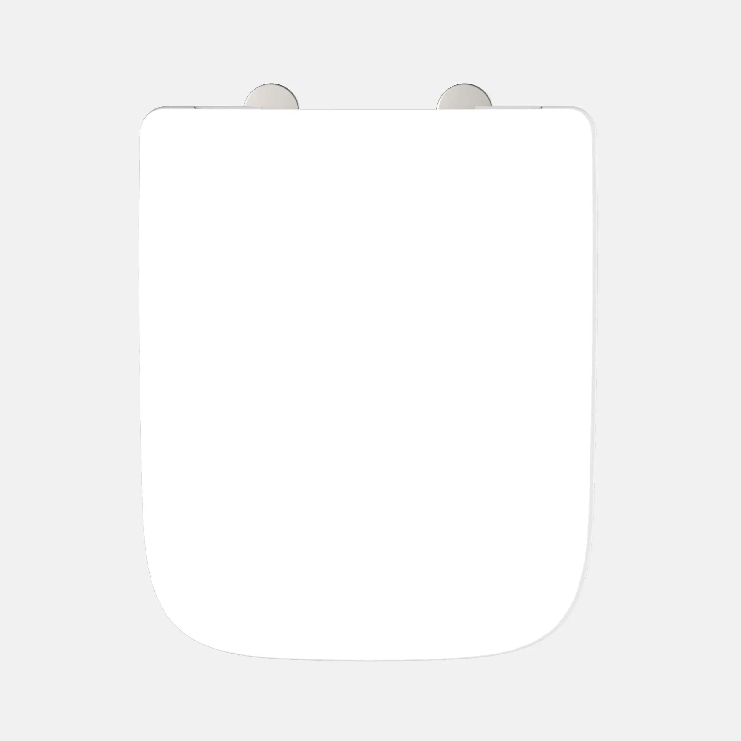 WC-Sitz, D-Form, PRO 4, weiß mit Absenkautomatik und Schnellverschluss