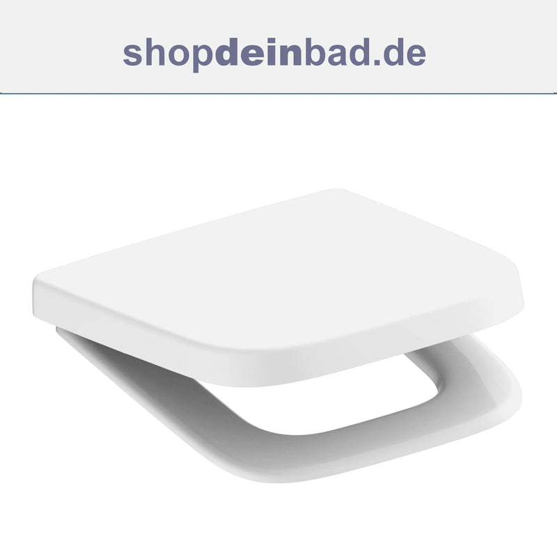 WC-Sitz, D-Form, PRO 4, weiß mit Absenkautomatik und Schnellverschluss