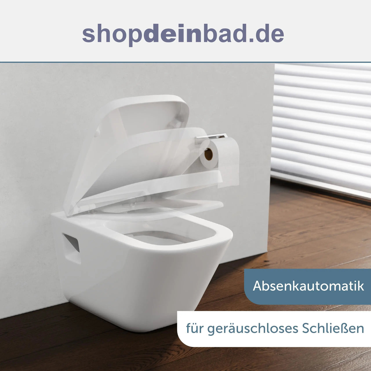 WC-Sitz, D-Form, PRO 4, weiß mit Absenkautomatik und Schnellverschluss