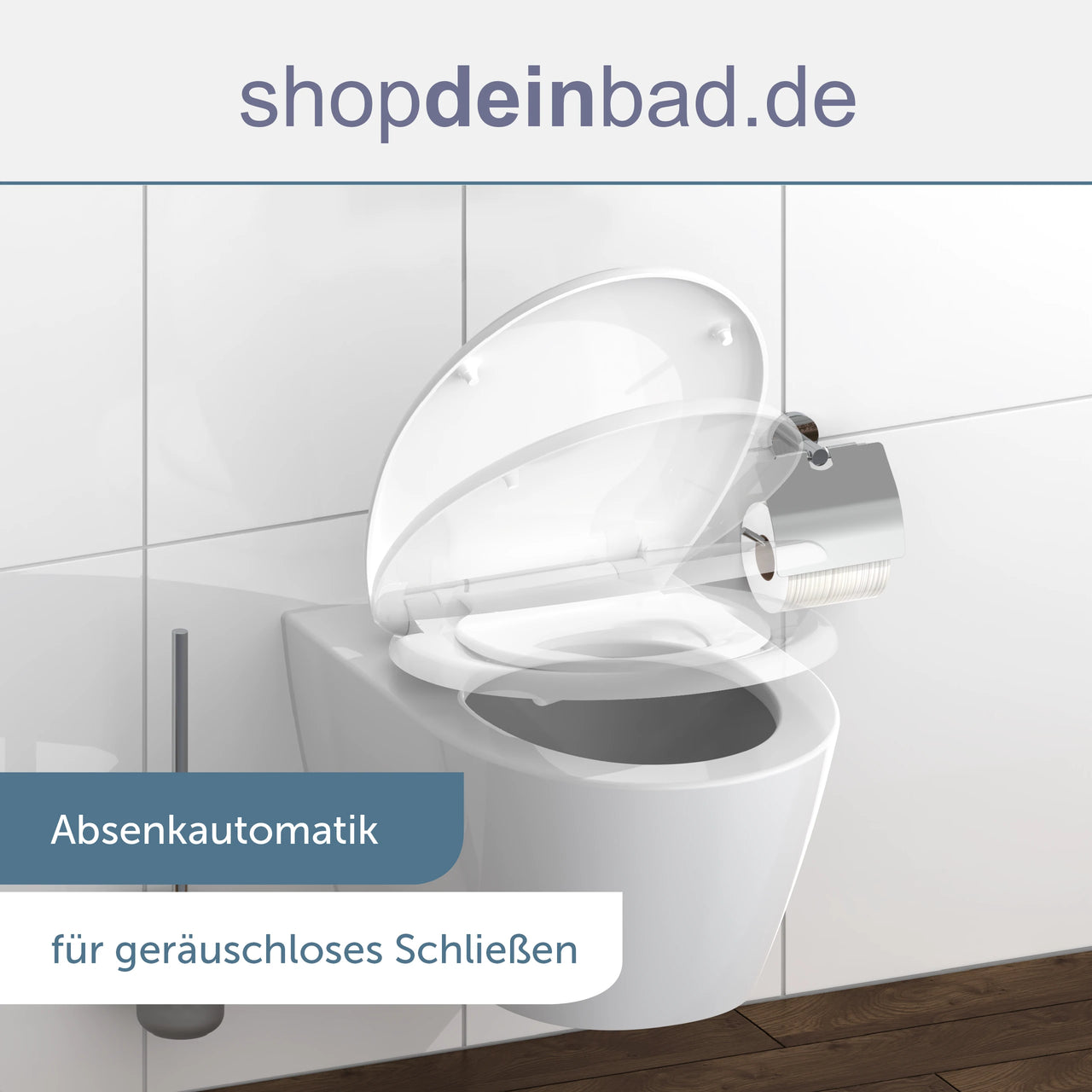 WC-Sitz FAMILY weiß mit Absenkautomatik und Schnellverschluss