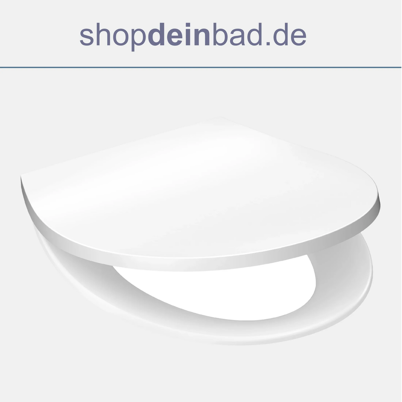 WC-Sitz weiß mit LED Nachtlicht, Absenkautomatik und Schnellverschluss