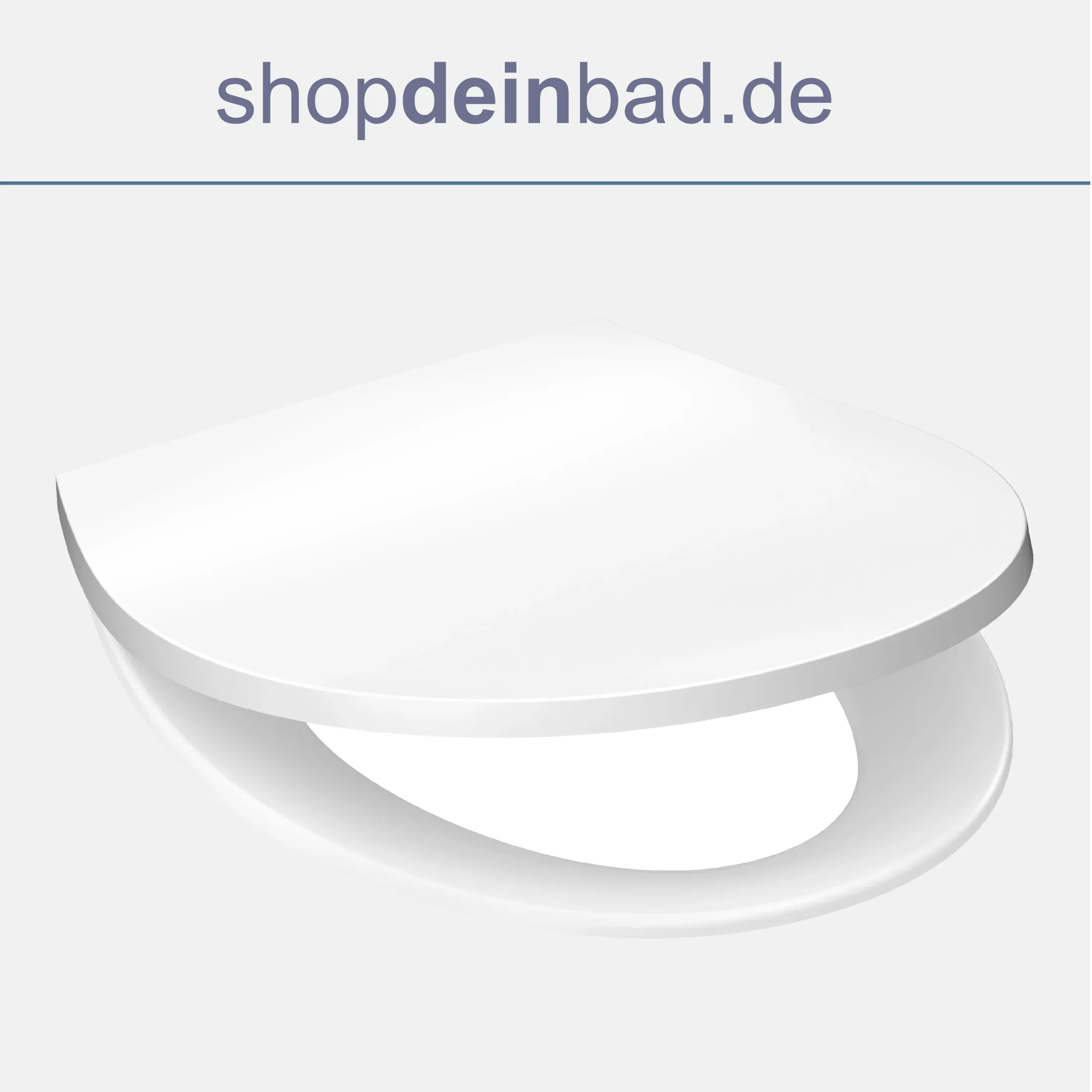 WC-Sitz weiß mit LED Nachtlicht, Absenkautomatik und Schnellverschluss