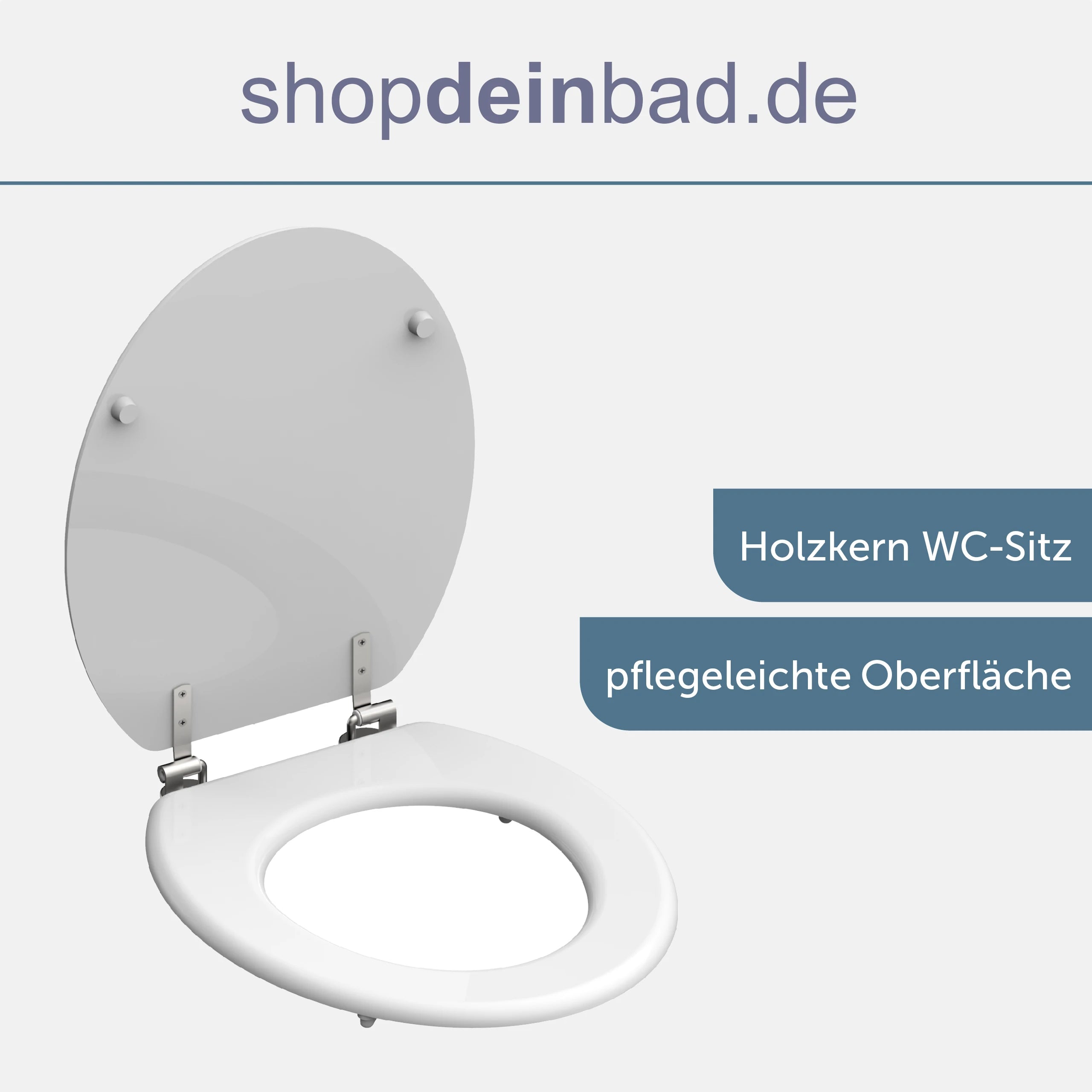 Holz WC-Sitz weiß