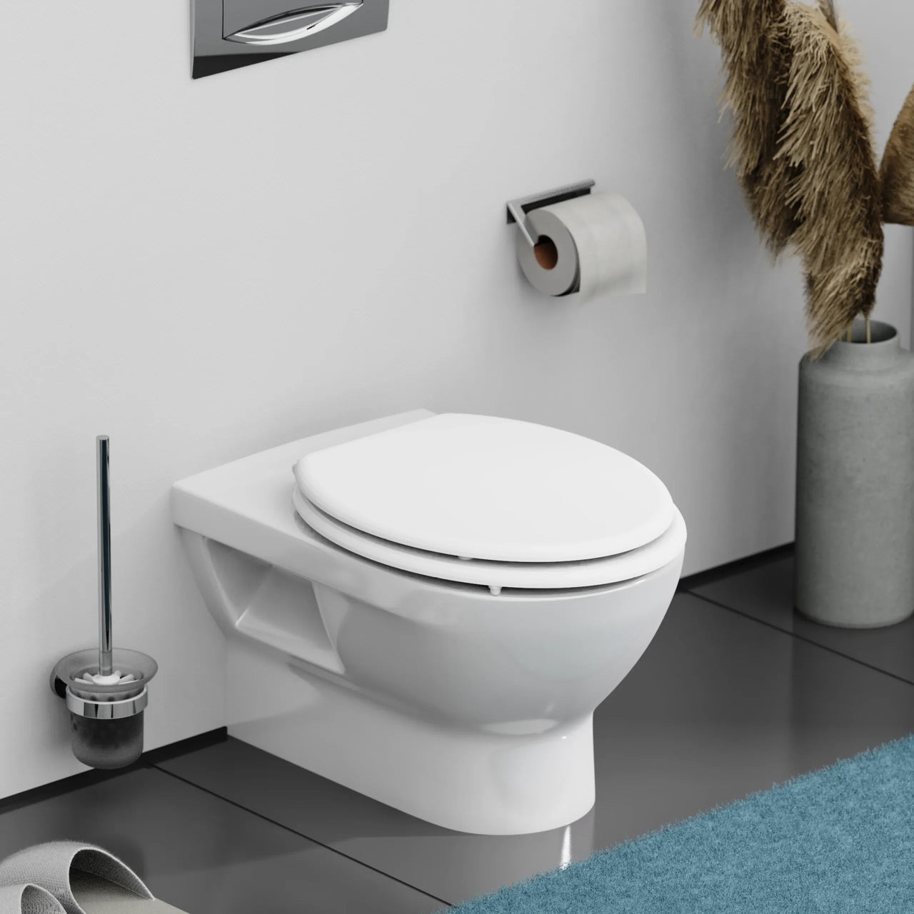 Holz WC-Sitz weiß