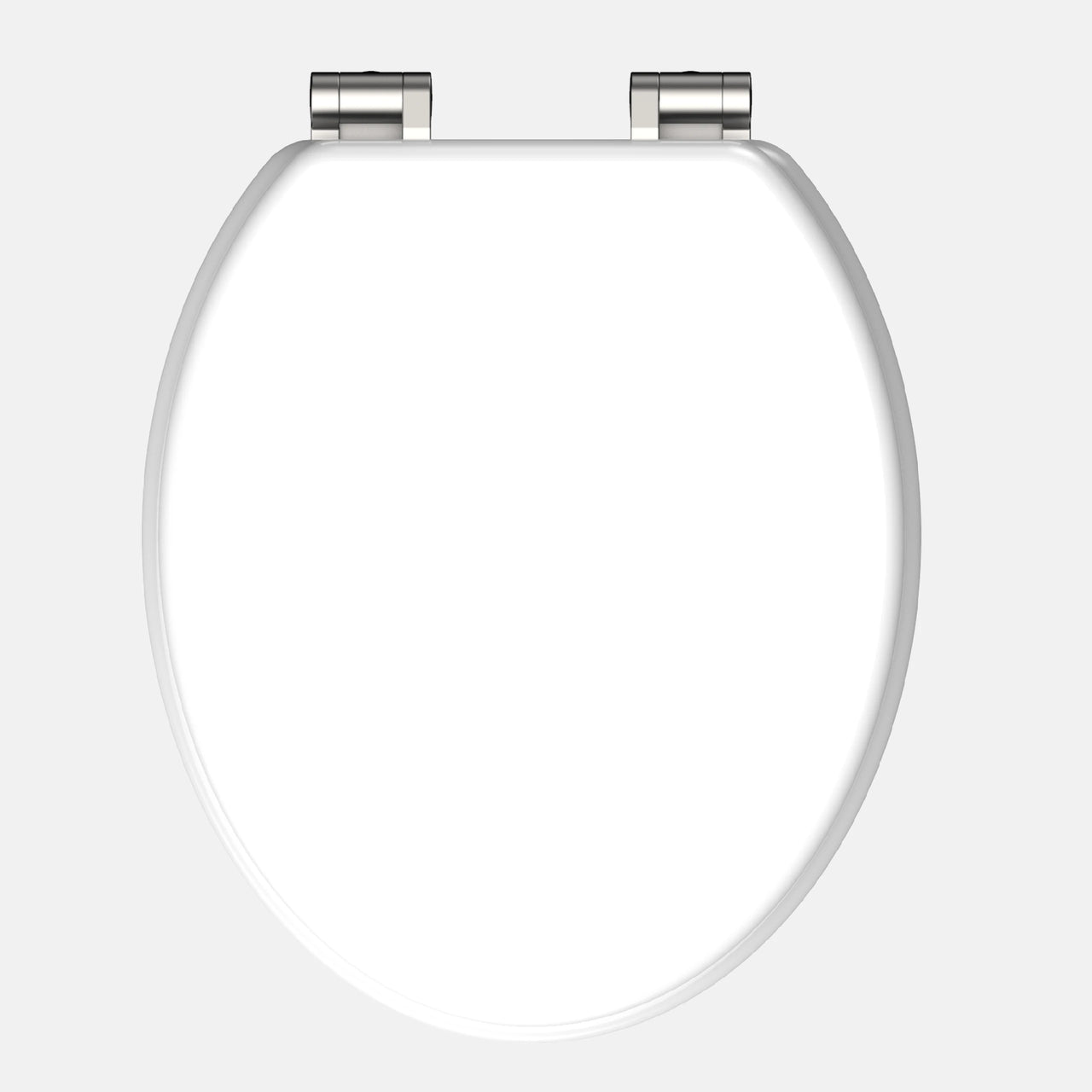 Holz WC-Sitz weiß mit Absenkautomatik
