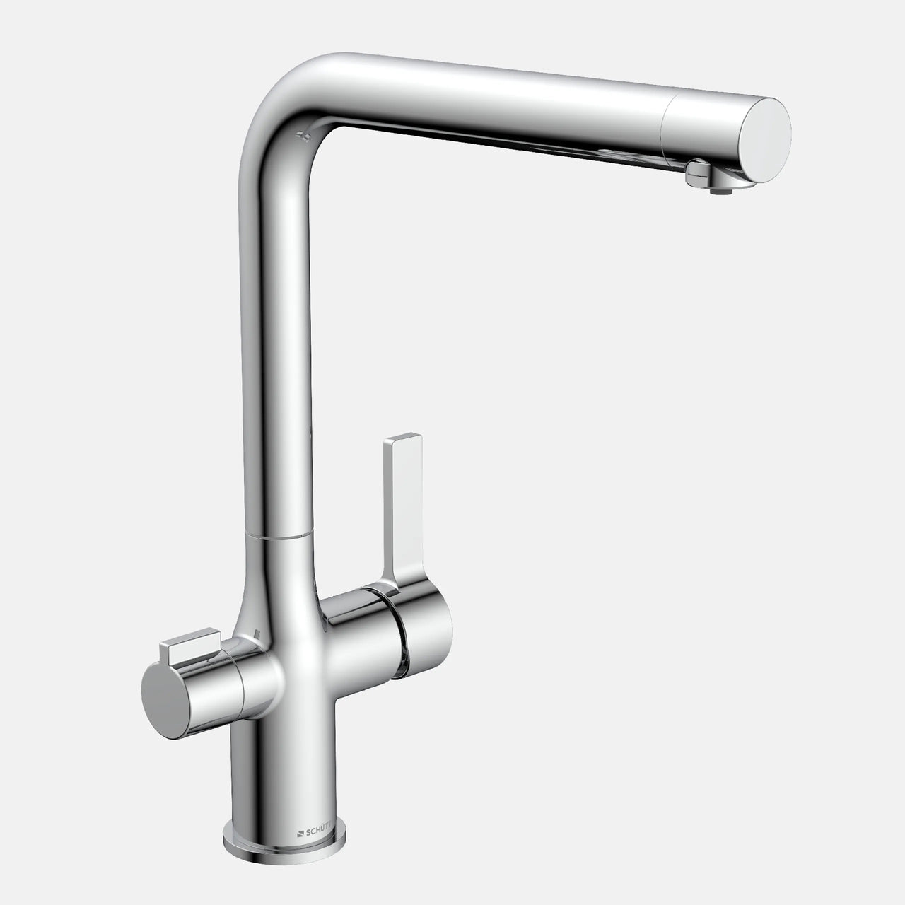 AQUASTAR PRO Trinkwasser-Spültischarmatur, Chrom, mit Filtersystem