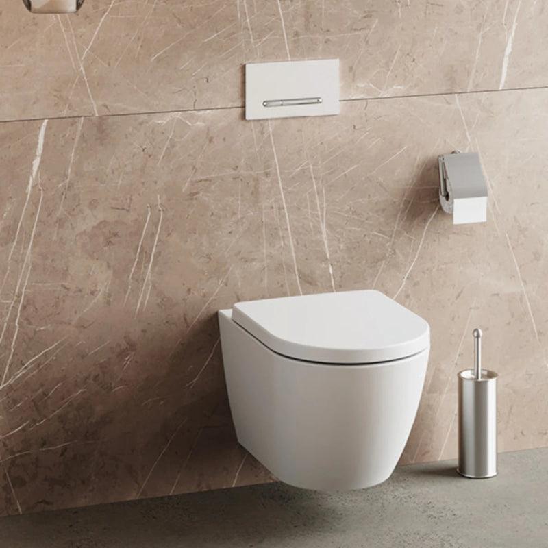 Premium WC-Set I Maresol Zyklon Spülrandlos inkl. kompakt Sitz | weiss