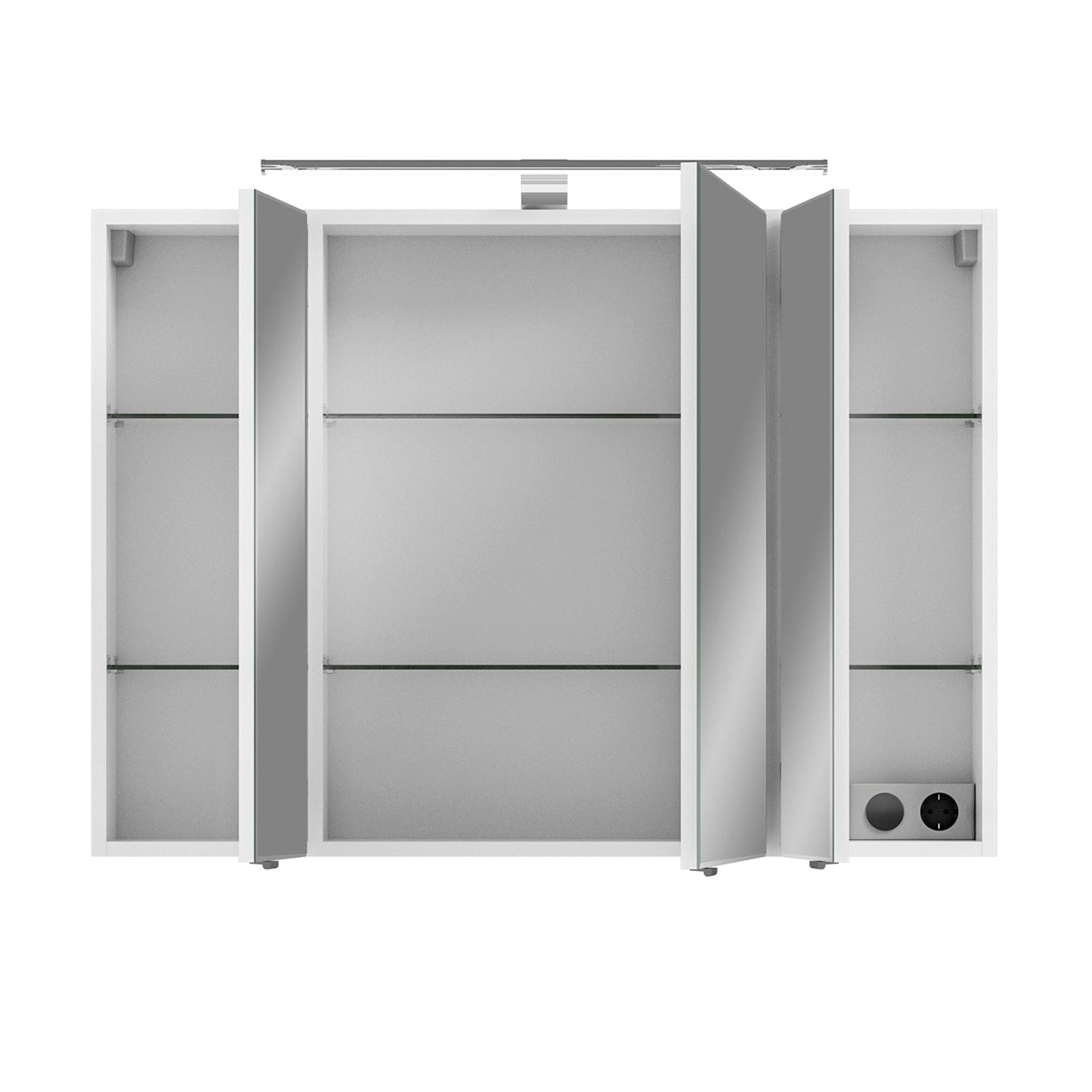 Pelipal Serie 6005 Sprint 98 cm Spiegelschrank - Weiß