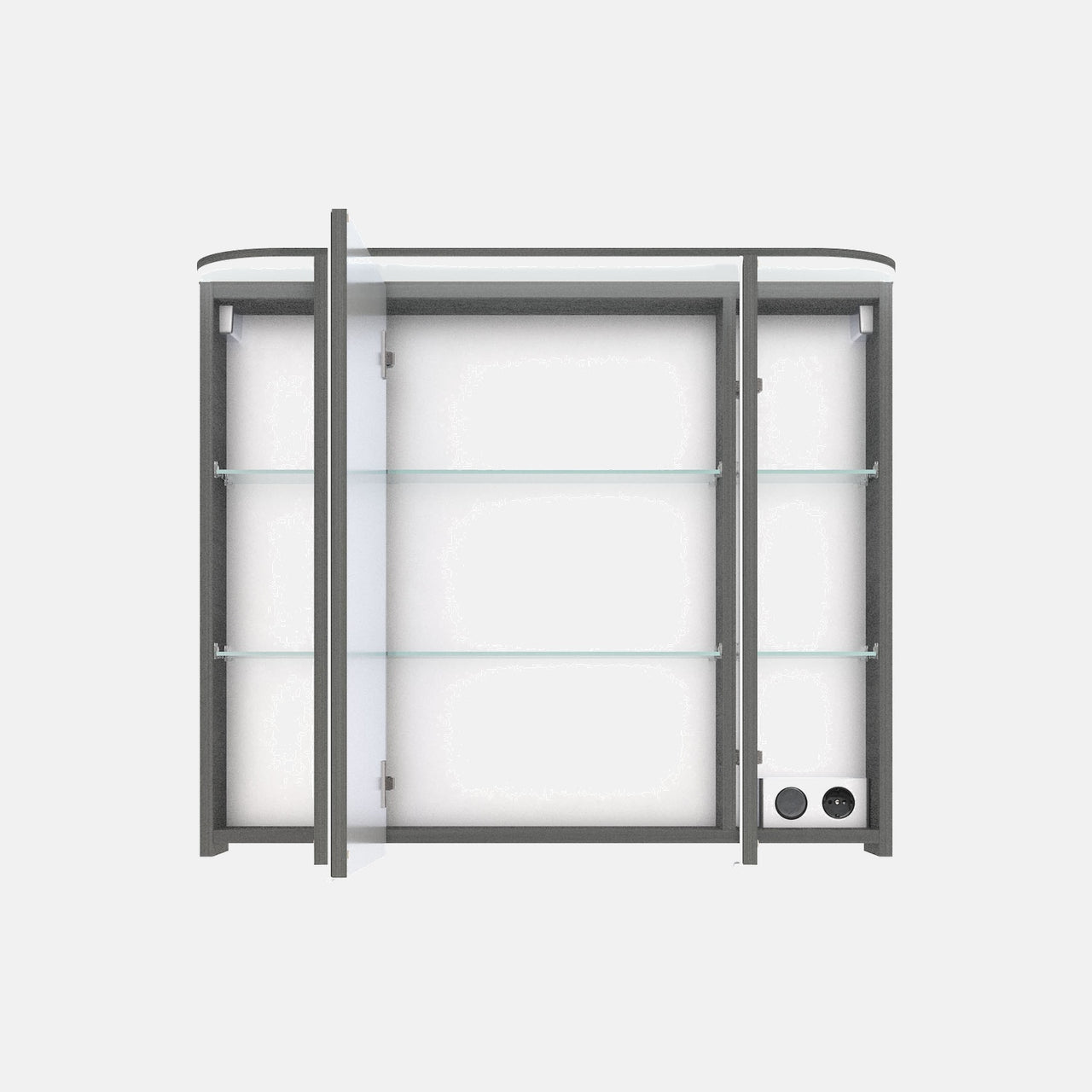 Pelipal Balto Sprint 85 cm Spiegelschrank - Graphit